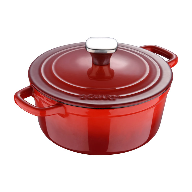 Masterpro NonStick Cast Iron Round Dutch Oven Wayfair